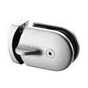 Loquet de portillon; 140282-042; tube Ø42,4 mm - verre 6-12,76 mm, inox brossé 316 (14028204212)