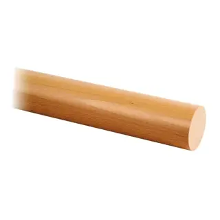 Main-courante bois, Ø42 mm; 170950-042-25-40; L=2500 mm, hêtre, verni (20892504240)