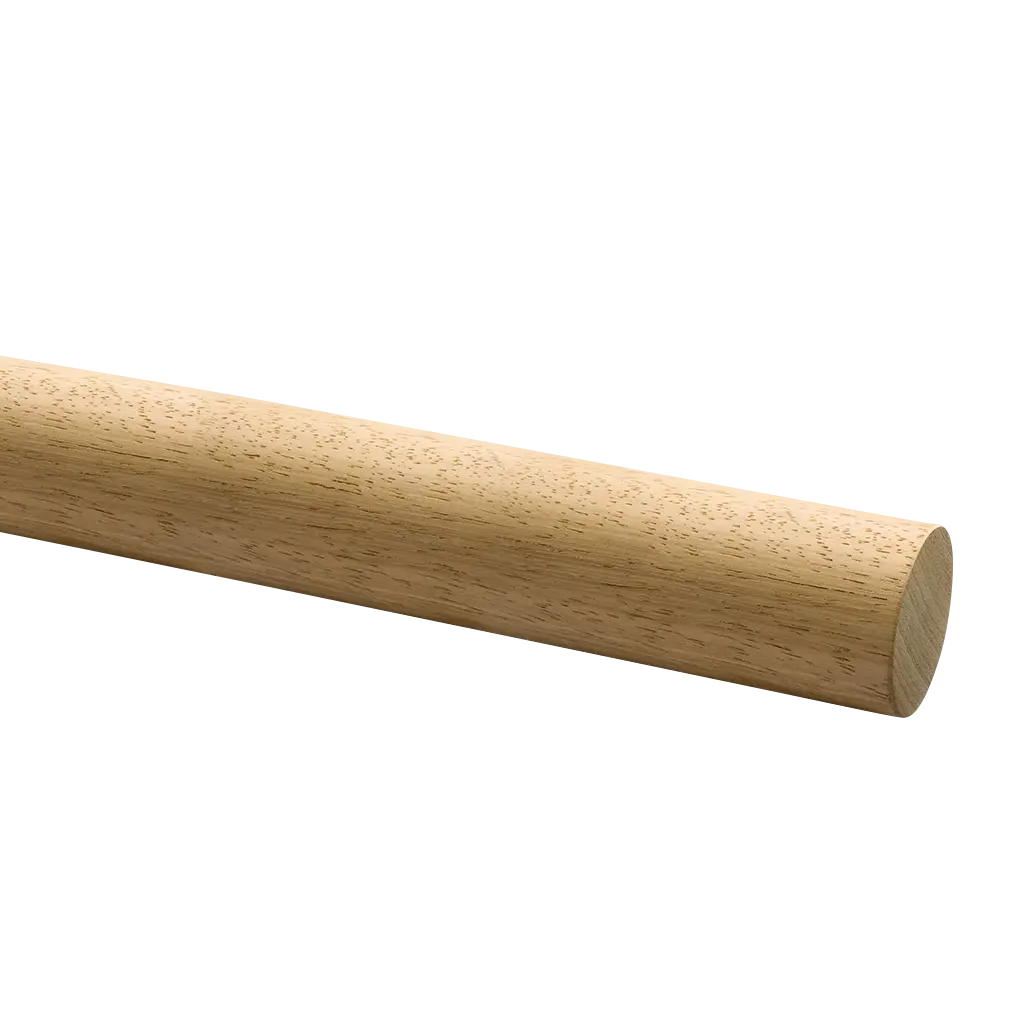 Main-courante bois, Ø42 mm; 170950-042-25-47; L=2500 mm, kambala, brut (20892504247)