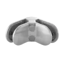 Pince de liaison, 90°, MOD 28, 6-12,76 mm; 132890-13-12; sans cales, inox brossé 304 (13280090012)