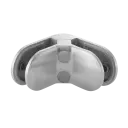 Pince de liaison, d'angle 90°, MOD 28; 142890-22-12; 16,76 - 21,52 mm, sans cales, inox brossé 316 (14280091012)