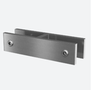Pince de liaison, double, excl. caoutchouc; 140291-22-12; , pour verre 16,76 - 21,52 mm, acier inoxydable 316, brossé - NEW