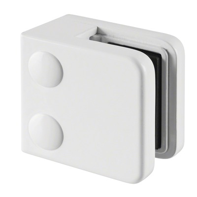 Pince à verre, MOD 2100, sans cales; 102100-000-32, plat, zamak, blanc RAL 9016 (10210000032)