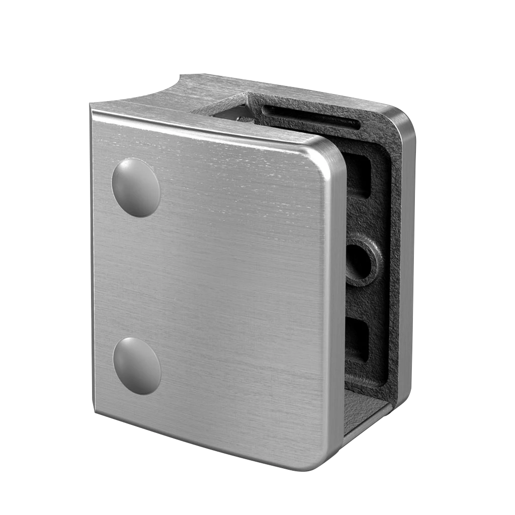 Pince à verre, MOD 2300, sans cales; 132300-048-12; , pour tube Ø48,3 mm, acier inoxydable 304, brossé - NEW