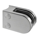 Pince à verre, MOD 2500, sans cales; 102500-042-19; tube Ø42,4 mm, zamak, aspect inox brossé