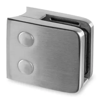 Pince á verre, MOD 26, sans cales; 142600-060-12; tube Ø60,3 mm, inox brossé 316 (14260006012)