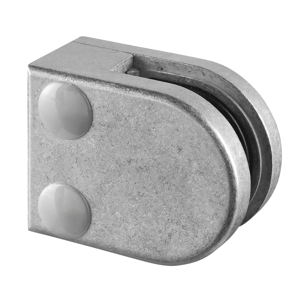 Pince á verre, MOD 2700, sans cales; 102700-033-19; tube Ø33,7 mm, zamak, aspect inox brossé (10270003319)