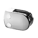 Pince á verre, MOD 28, sans cales; 142800-042-10; tube Ø42,4 mm, inox poli 316 (14280004210)