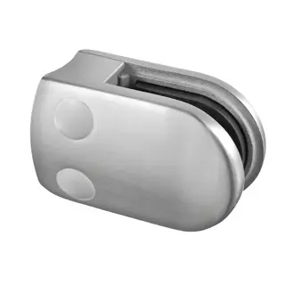 Pince à verre, MOD 28, sans cales; 142800-048-12; tube Ø48,3 mm, inox brossé 316 (14280004812)