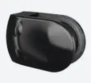 Pince á verre, MOD 2800, sans cales; 102800-048-82; , pour tube Ø48,3 mm, zinc, noir satiné (RAL 9005), surface texturée, une seule couche