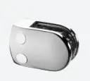 Pince á verre, MOD 2800, sans cales; 142800-048-10; , pour tube Ø48,3 mm, acier inoxydable 316, poli