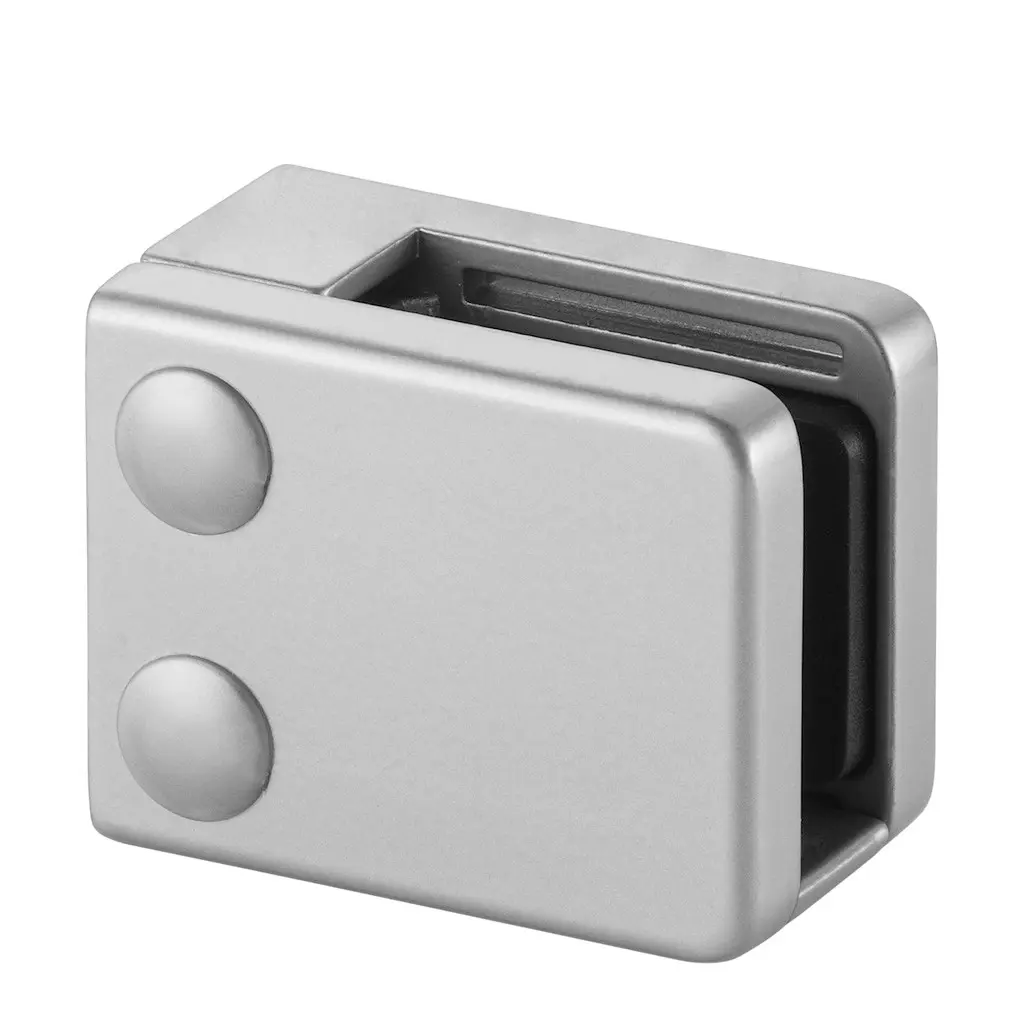 Pince à verre, MOD 4200, sans cales; 104200-000-36; plat, zamak, aluminium RAL 9006 (10420000036)