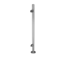 Poteau préfabriqué, Ø42,4 x 2 mm, un côté; 139921-242-01-12; pince á verre MOD 2500, H=989 mm, inox brossé 304 (83911224212)