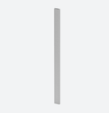 Poteau, Easy Alu, 60x15 mm; 160560-087-00; H=865 mm, aluminium, brut (16056008700)