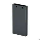 Poteau, Easy Alu, 60x15 mm; 160560-107-33; H=1065 mm, aluminium, gris anthracite RAL 7016 (16056010733) - NEW; BLACK LINE