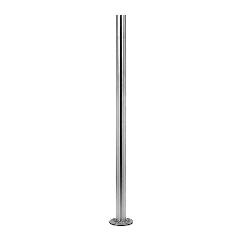 Poteau, MOD 0912, Ø42,4 mm x 2 mm; 130912-242-12; H=989 mm, inox brossé 304 (13091224212)
