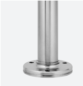 Poteau, MOD 0916, Ø48,3 mm x 4,6 mm; 130916-548-12; H=989 mm, inox brossé 304 (13091654812) - EXTRA STRONG