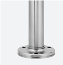 Poteau, MOD 0916, Ø48,3 mm x 4,6 mm; 130916-548-12; H=989 mm, inox brossé 304 (13091654812) - EXTRA STRONG