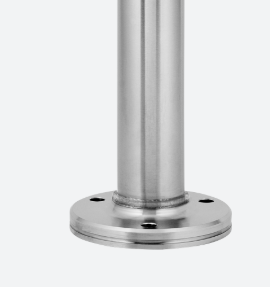 Poteau, MOD 0917, Ø48,3 mm x 4,6 mm; 140917-548-12; H=1089 mm, inox brossé 316 (14091754812)