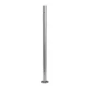 Poteau, Ø42,4 mm x 2 mm, M8 un côté; 140962-242-01-12; pince à verre, horiz., H=989 mm, inox brossé 316 (14096224212)