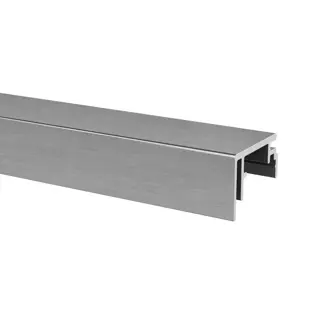 Profil de recouvrement, Strong, m. au sol; 166975-003-50-18; , L=5000 mm, U=3 mm, aluminium, brossé - NEW