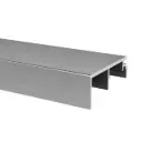 Profil de recouvrement, Strong, m. latéral; 166977-020-50-18; , L=5000 mm, U=20 mm, aluminium, brossé