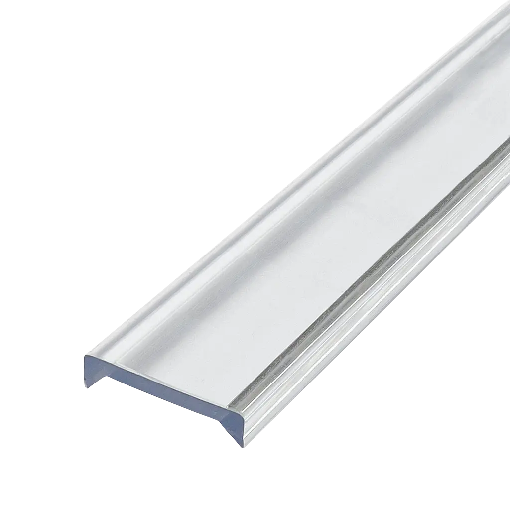 Profilé de main courante Edge; 156941-025-18-03; , L=2500 mm, pour verre 16,76 - 17,52 mm, plastique, transparent