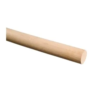 Q-bendywood, main-courante bois, Ø42 mm; 170990-042-36-39; L=3600 mm, hêtre, brut (21892504239) - Sell Out
