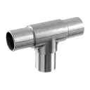 Raccord "T"; 140307-242-12; tube Ø42,4 mm x 2 mm, inox brossé 316 (14030724212)