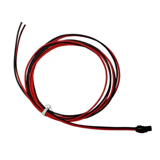 Raccord câble à LED, 48V, IP68; 200032-015-68; Female connexion, câble noir et rouge