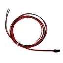 Raccord câble à LED, 48V, IP68; 200032-015-68; Female connexion, câble noir et rouge
