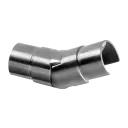 Raccord orientable, (25°-55°), vers le haut; 146332-01-12; tube à fond de gorge, Ø30 mm, inox brossé 316 (14631203012)