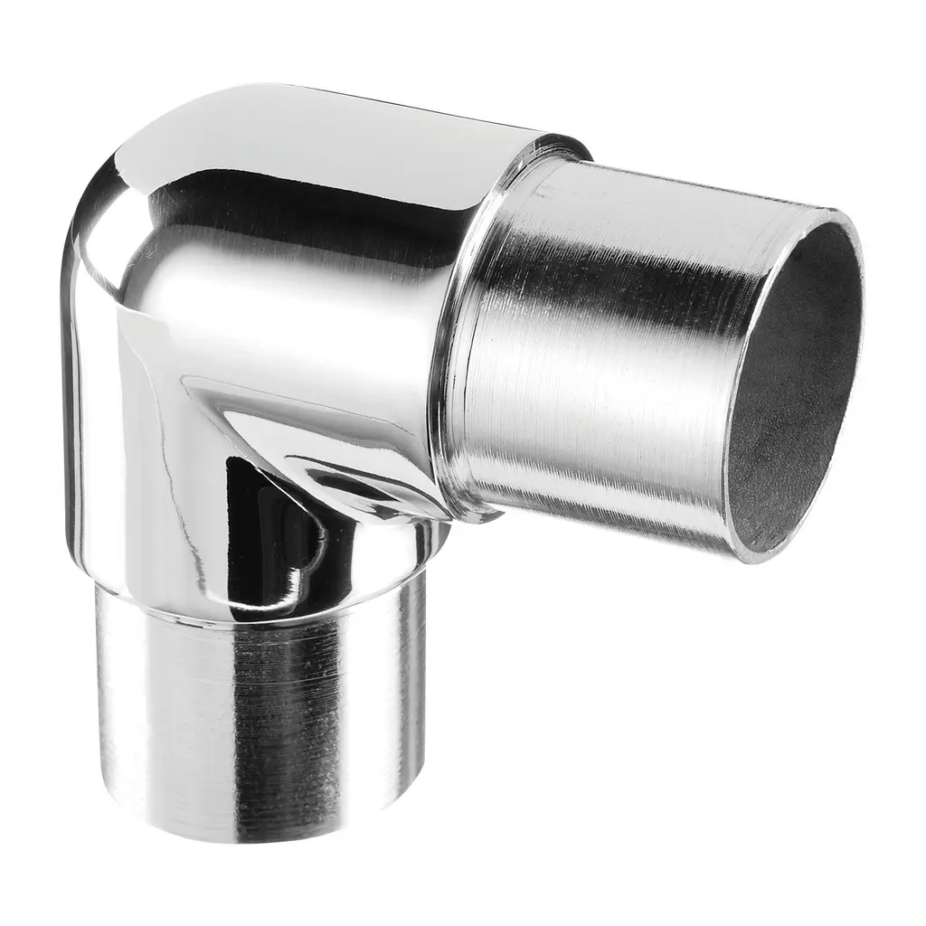 Raccord, 90°, arrondi; 140303-242-10; tube Ø42,4 mm x 2 mm, inox poli 316 (14030324210)