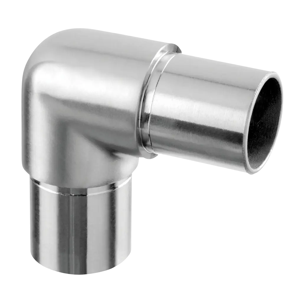 Raccord, 90°, arrondi; 140303-248-12; tube Ø48,3 mm x 2 mm, inox brossé 316 (14030324812)