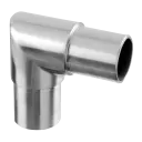 Raccord, 90°, carré; 130301-233-12; tube Ø33,7 mm x 2 mm, inox brossé 304 (13030123312)