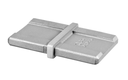 Raccord, Square Line; 134790-041-12; tube 40x10x1,5 mm, inox brossé 304 (13479004112)