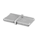 Raccord, Square Line; 144790-041-12; tube 40x10x1,5 mm, inox brossé 316 (14479004112)