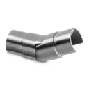 Raccord, orientable (25°-55°) vers le haut; 136302-042-01-12; tube à fd de gorge, Ø42,4x1,5 mm, inox brossé 304 (13631204212)