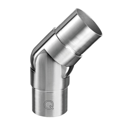 Raccord, orientable, (0°-70°); 130312-048-12; tube Ø48,3 mm x 2,6 mm, inox brossé 304 (13031204812) - SELL OUT