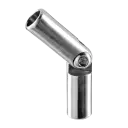 Raccord, orientable, pour barre, ±90°; 131312-012-12; barre Ø12 mm, inox brossé 304 (13030201212)