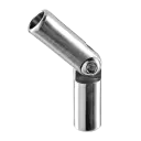 Raccord, orientable, pour barre, ±90°; 141312-012-12; barre Ø12 mm, inox brossé 316 (14030201212)