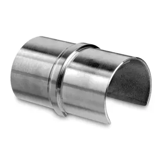 Raccord; 136790-042-12; tube à fd de gorge, Ø42,4x1,5 mm, inox brossé 304 (13679004212) - SELL OUT