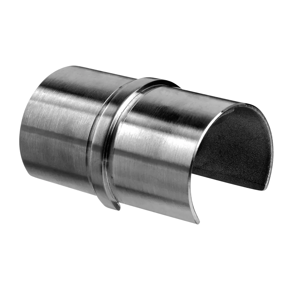 Raccord; 136790-048-12; tube à fd de gorge, Ø48,3x1,5 mm, inox brossé 304 (13679004812)