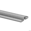Rail de verre, Easy Alu, haut, 67x19 mm; 165951-050-00; L=5000 mm, aluminium, brut (16595157000)