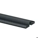 Rail de verre, Easy Alu, haut, 67x19 mm; 165951-050-33; L=5000 mm, aluminium, gris anthracite RAL 7016 (16595157033)