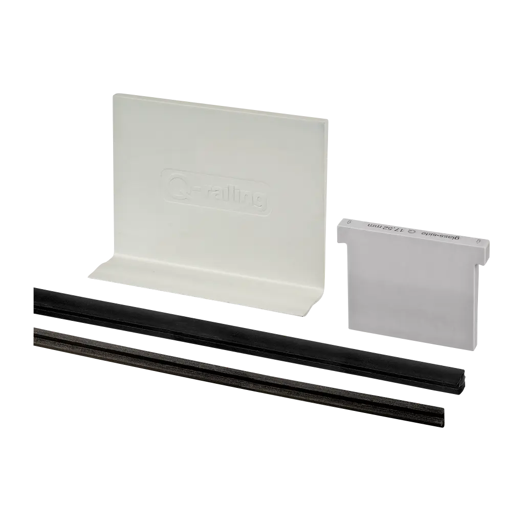 Set de cales en cautchouc, EG 3kN & Max; 208500-050-24; L=5000 mm, pour verre 24,76 mm (19690792400)