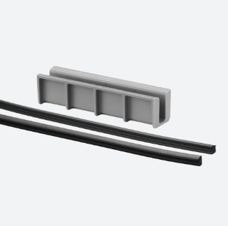 Set de cales en cautchouc, Easy Glass Hybrid; 206910-08; L=5000 mm, pour verre 8 - 9,52 mm (19691990800)