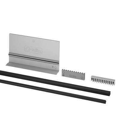 Set de cales en cautchouc, réglable, EG Pro; L=5000 mm, pour verre 12 mm (19690691200)