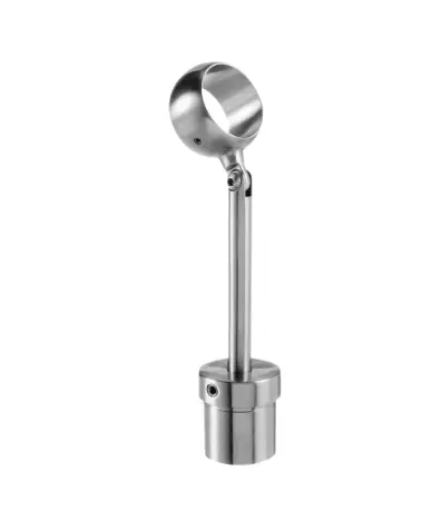 Support de m-c sur poteau, orientable, règlable; 130714-042; Ø42,4 x 2,6 mm, main-c. Ø42,4 mm, inox brossé 304 (13071404212)