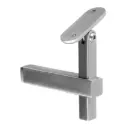 Support de main-courante Square L. orientable; 134133-042-12; pour tube, main-courante Ø42,4 mm, inox brossé 304 (13413304212)